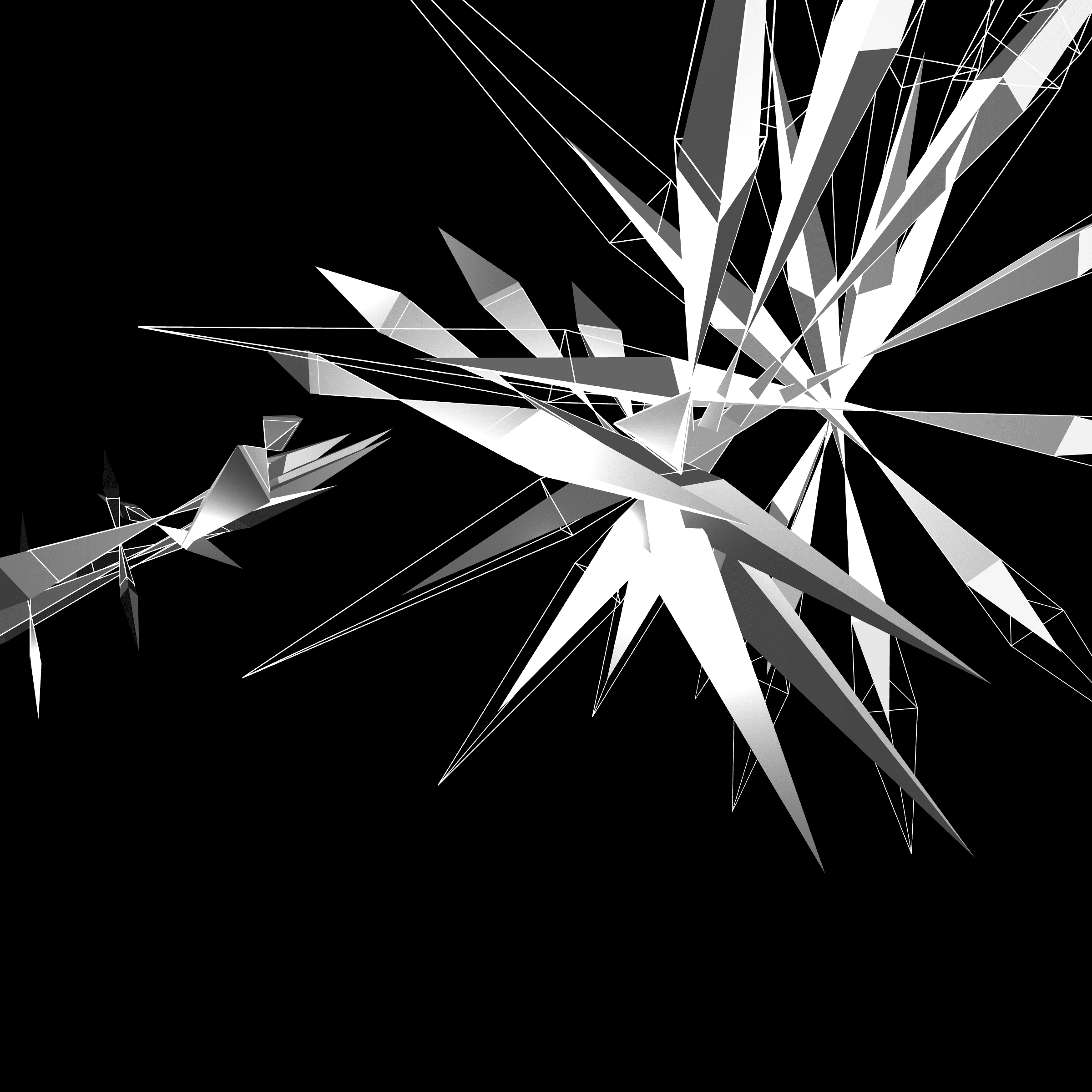 glitch crystal monsters 881 Art Blocks LooksRare